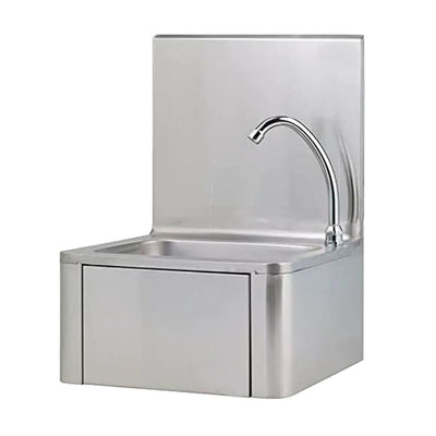 Lavamanos Tkn Teknikitchen Stay Safe Spkhw-lp, lavamanos a pared acero inoxidable.