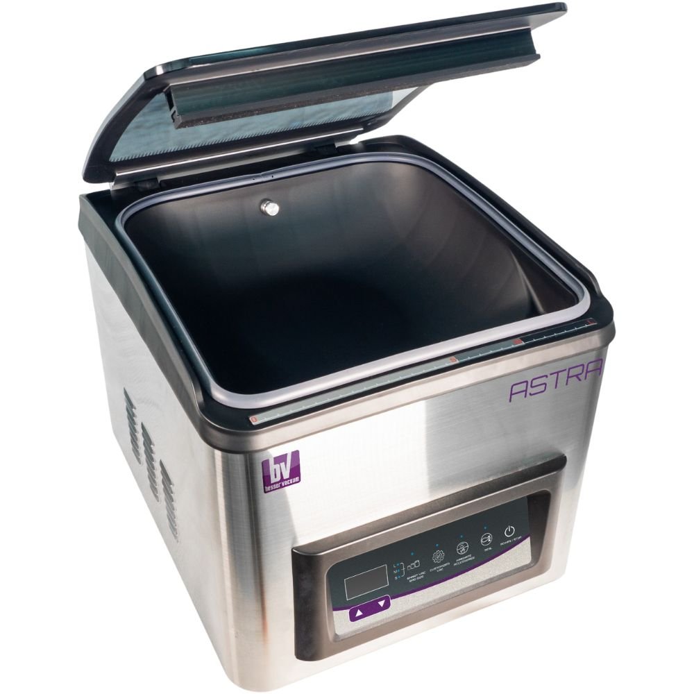 Máquina de Vacío Besser Vacuum Astra, en acero inoxidable.