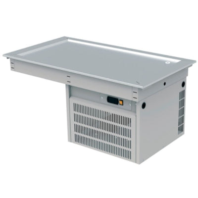 MESA FRÍA ASBER DRFP-311-HC | Mesa Fría | Placa Refrigerada | Control Termostato | 3 Insertos Enteros | Acero Inoxidable | Pastelerías Repostería Ingredientes | Frescos Buffets Bistró Restaurante Bar Cafeterías Productos y Alimentos Preparados