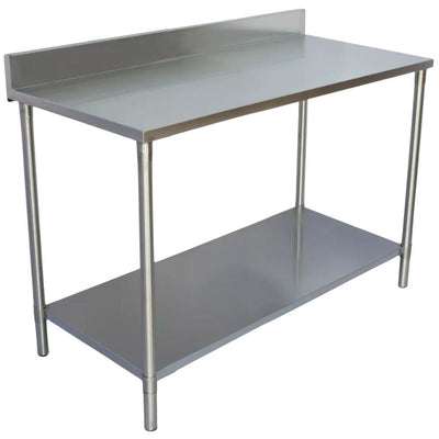 MESA KITCHENMAX STORE MLM1434841355 | Mesa a Pared | Acero Inoxidable | Frente 146 cm | Cocina Industrial Restaurante Bar