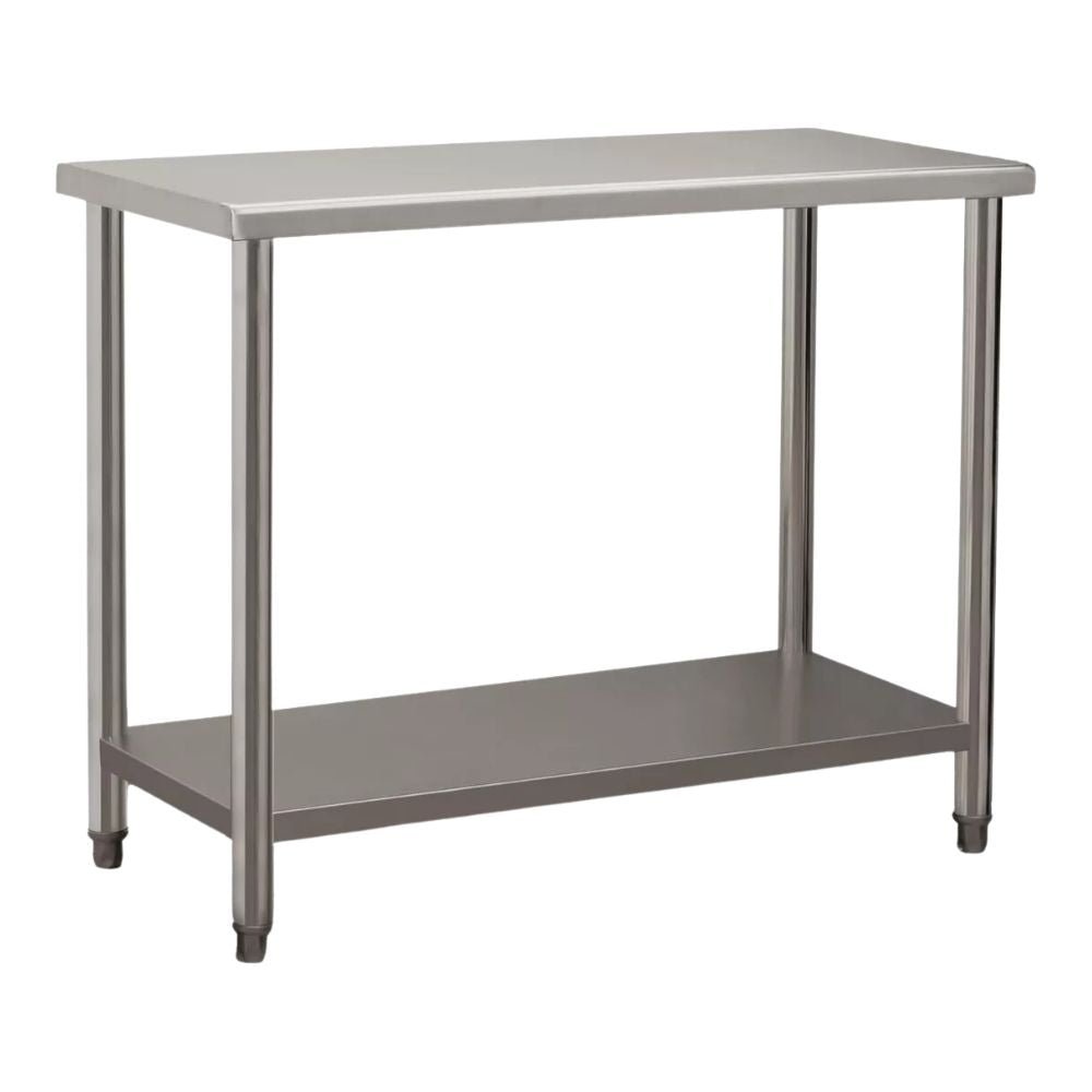 MESA KITCHENMAX STORE MLM1741180998 | Mesa de Trabajo | Frente 110 cm | Acero Inoxidable | Cocina Industrial Restaurante Bar