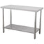 MESA KITCHENMAX STORE MLM2026697175 | Mesa en Isla | Frente 120 cm | Acero Inoxidable | Cocina Industrial Restaurante Bar
