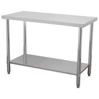MESA KITCHENMAX STORE MLM2893474890 | Mesa de Trabajo | Frente 120 cm | Acero Inoxidable | Cocina Industrial Bar