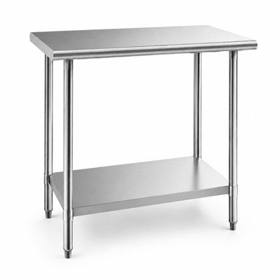 Mesa de Trabajo King MTI-100, mesa de trabajo en isla, en acero inoxidable.