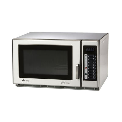MICROONDAS AMANA RFS12TS | Horno de Microondas Comercial | Desayunador Cafetería Restaurante Cocina Hogar Negocio Calentar Puesto Oficina Calentar Rapido Alimentos 