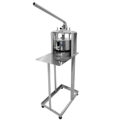 DIVISORA METVISA DPRC-30 | Divisora de Pan Circular con Pedestal | para 30 Tantos de 50 gr c/u | Panadería Restaurante Cocina Industrial | Rebanadora de Pan Cortadora de Pan de Caja Bolillo Comercial Acero Inoxidable Panadería Pastelería Restaurante Cafetería Negocio Supermercado