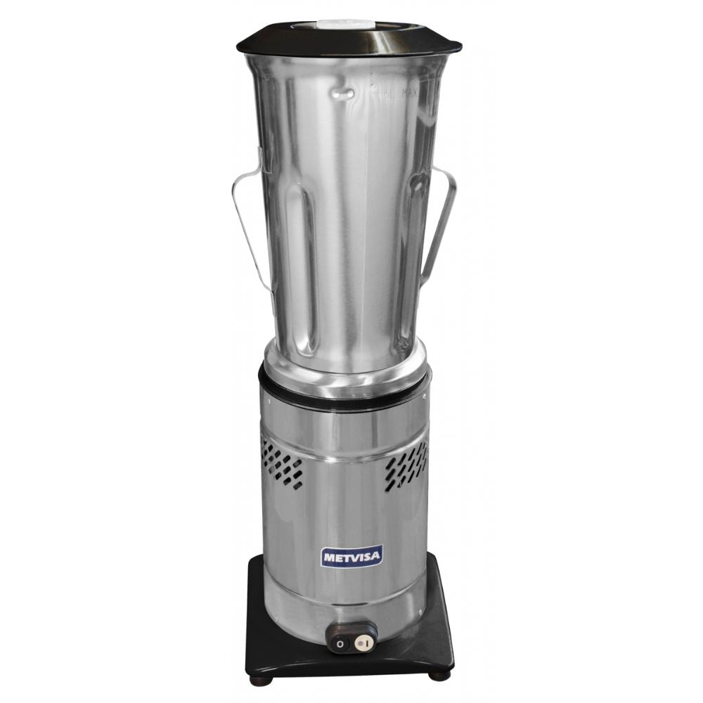 LICUADORA METVISA Linea Economica MTA-LQL-6 | Licuadora | 6 Litros | Bebidas Heladas Cocteles Refrescantes | Licuadora Comercial de Vaso Profesional Triturar Moler Smoothies Batidos Salsas Acero Inoxidable Restaurante Bar Cafetería Cocina Comercial Negocio