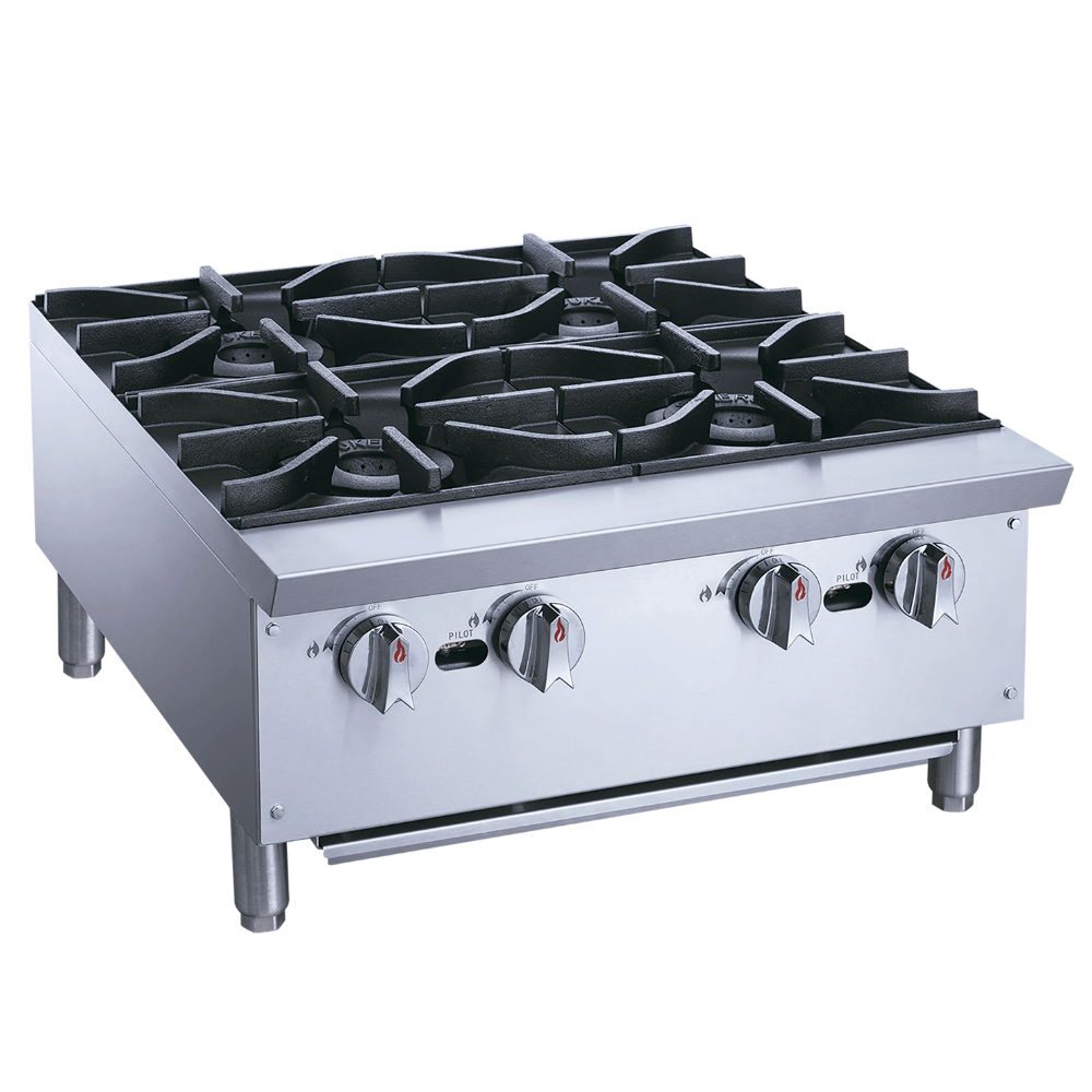 Parrilla Migsa XRB-4-MG, gas, en acero inoxidable.