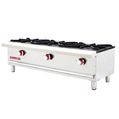 PARRILLA CORIAT PCH-3 DE MESA HD | Parrilla | 3 Quemadores | Hierro Fundido | Gas | Comedores Industriales Hoteles Restaurantes Cocinas Fondas Restaurantes Cenadurias Comedores Industriales Preparación de Alimentos Cocción 
