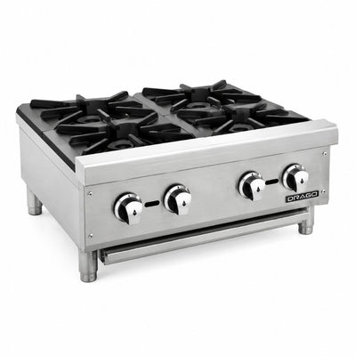 Drago CG-40 Parrilla 4 Quemadores Frente 62 cm Gas Acero Inoxidable -  - Drago - KitchenMax Store