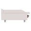 Plancha Delta 1-G, en acero inoxidable.
