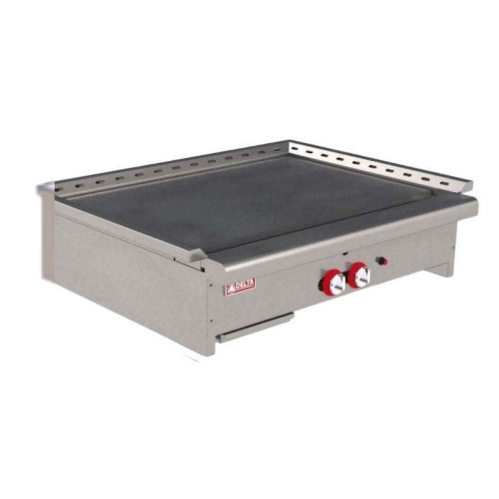 PLANCHA DELTA TY-93 | Plancha Teppanyaki Espectáculo | 90.3 cm | Gas | Recolector Grasa | Placa Acero | 1 Quemador Doble | Restaurante Asiático Teppanyaki