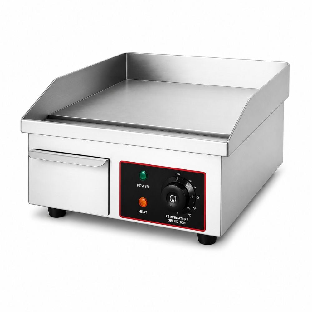 Plancha Grill Lisa Eléctrica Migsa BN-36B, planchas, en acero inoxidable.