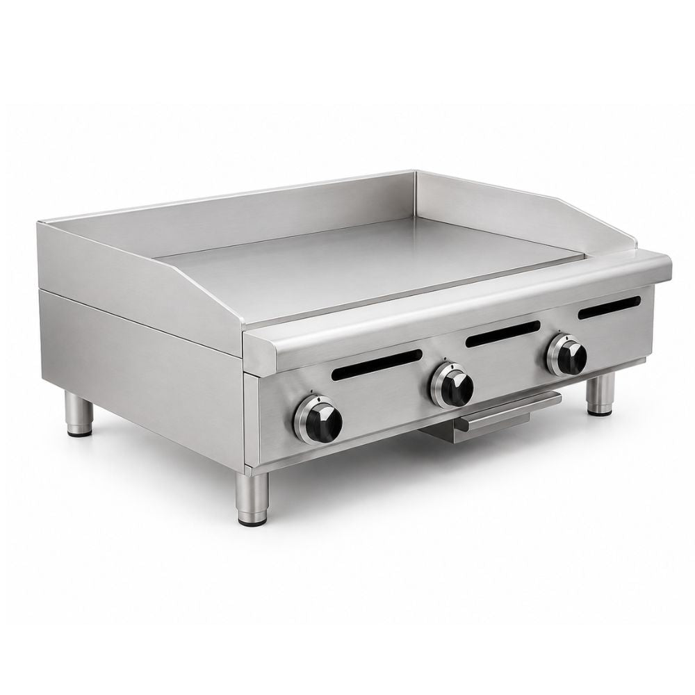 Drago PG-3 Plancha 91.5 cm Gas 3 Controles Acero Inoxidable -  - Drago - KitchenMax Store