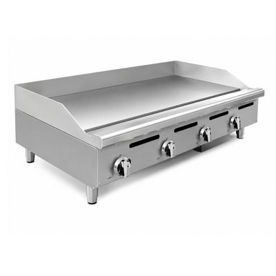 Drago PG-4 Plancha Frente 122 cm Gas 4 Controles Acero Inoxidable -  - Drago - KitchenMax Store