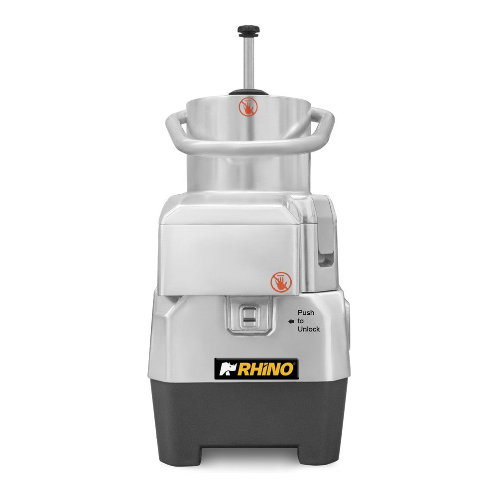 PROCESADOR RHINO PROCO-1500 | Procesador de Alimentos Combinado | 1,500 W | Velocidad 300 a 3,500 RPM | Incluye 5 Discos | Restaurante Cocina Industrial