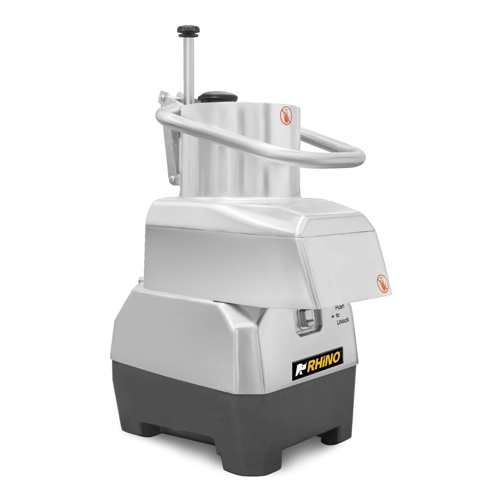 PROCESADOR RHINO PROCO-1500 | Procesador de Alimentos Combinado | 1,500 W | Velocidad 300 a 3,500 RPM | Incluye 5 Discos | Restaurante Cocina Industrial