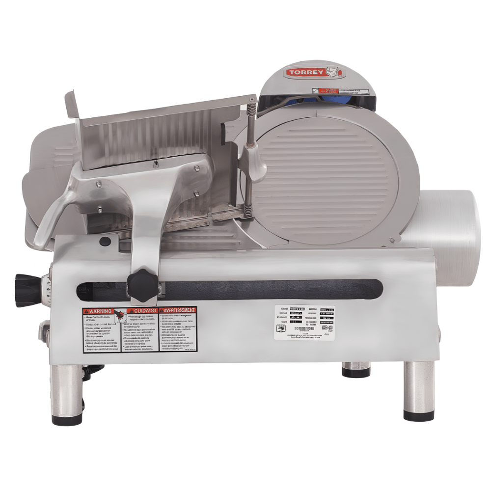 Rebanadora Torrey RMS-330DC 0RMS330DC, rebanadora de carnes, en acero inoxidable.
