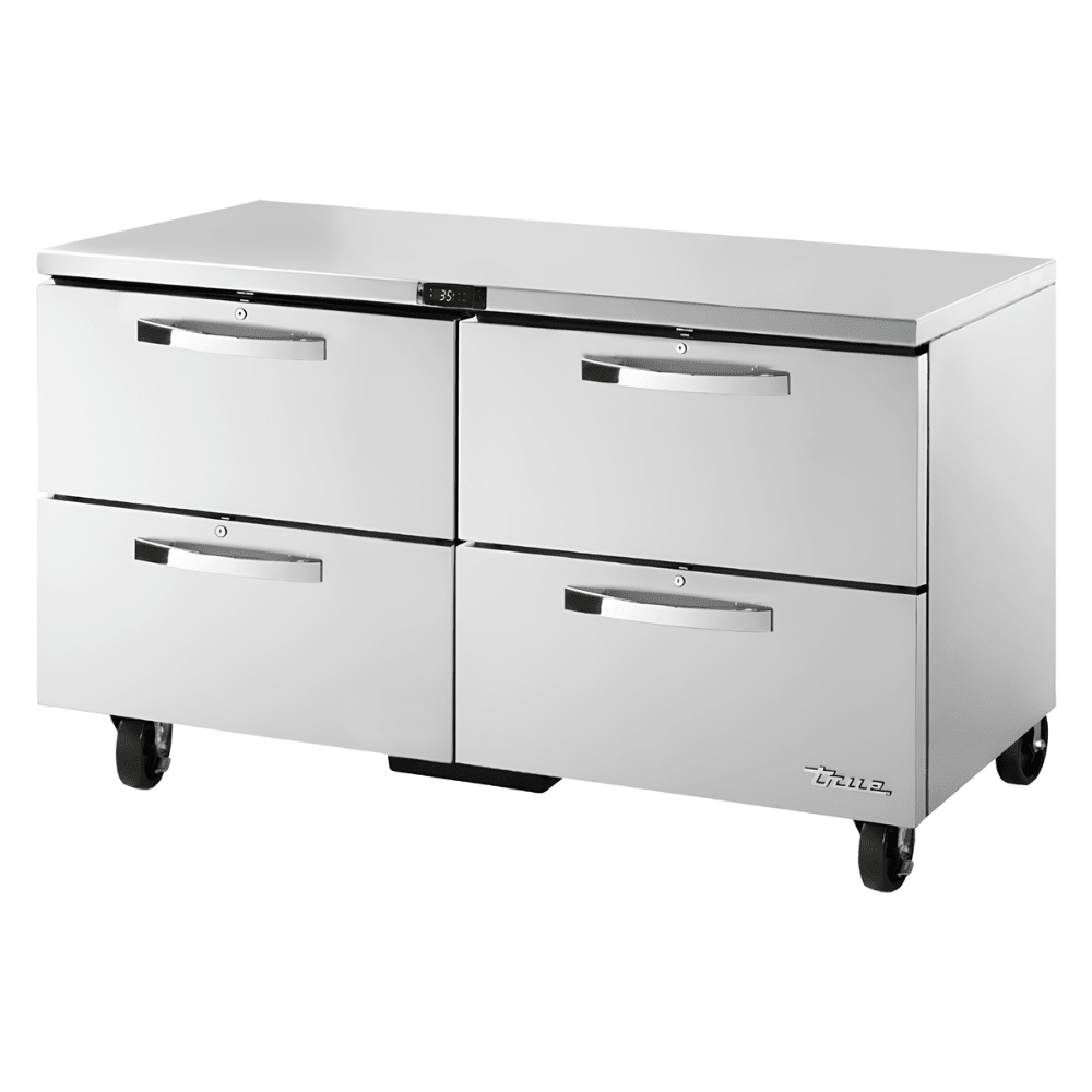 Refrigerador Bajo Mostrador True TUC-60D-4-HC~SPEC3, refrigerador con cajones, en acero inoxidable.
