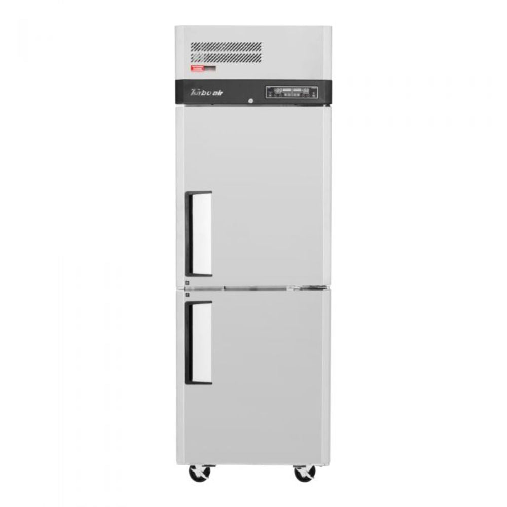 REFRIGERADOR CONGELADOR TURBO AIR M3RF192N | Refrigerador y Congelador de Montaje Superior | 2 Medias Puertas | Temperatura Dual | Cocina Industrial Restaurante Negocio Super Mercado Carnicería Bistro Pescadería