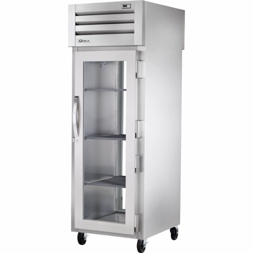 REFRIGERADOR TRUE STG1RPT-1G-1G-HC | Refrigerador Vertical | 1 Puerta Cristal | Acero Inoxidable Aluminio | Cremería Comercios Insumos Restaurante Lácteos Industrial Cocina Cremería Comercios Insumos Carnicería Hotel Panadería Refresquero Latas Bar Abarrotes 