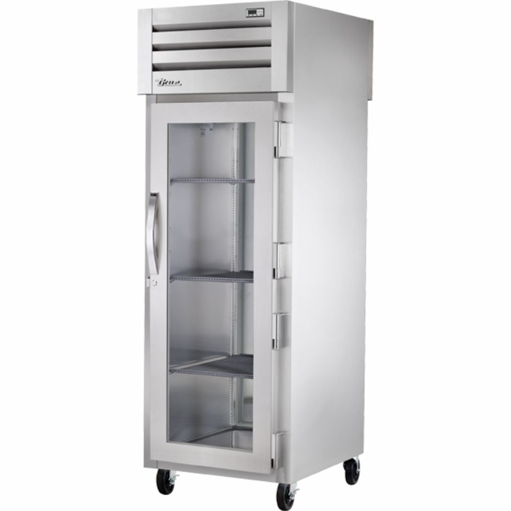 REFRIGERADOR TRUE STG1RPT-1G-1S-HC | Refrigerador Vertical | 1 Puerta Cristal | Acero Inoxidable Aluminio | Cremería Comercios Insumos Restaurante Lácteos Industrial Cocina Cremería Comercios Insumos Carnicería Hotel Panadería Refresquero Latas Bar Abarrotes 