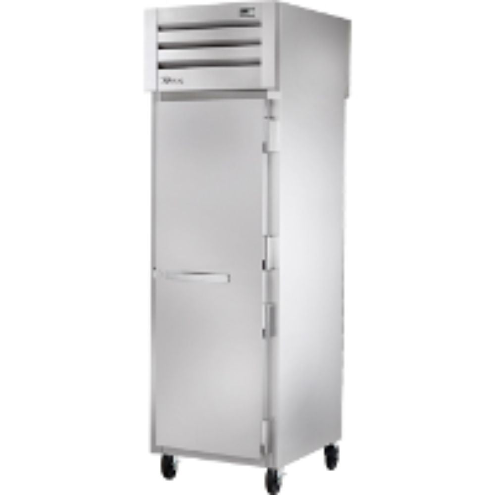 REFRIGERADOR TRUE STR1RPT-1S-1G-HC | Refrigerador Vertical | 1 Puerta Solida | Acero Inoxidable Aluminio | Restaurante Cocina Industrial Panadería Restaurante Lácteos Industrial Cocina Cremería Comercios Insumos Carnicería Hotel Panadería Refresquero Latas Bar Abarrotes 