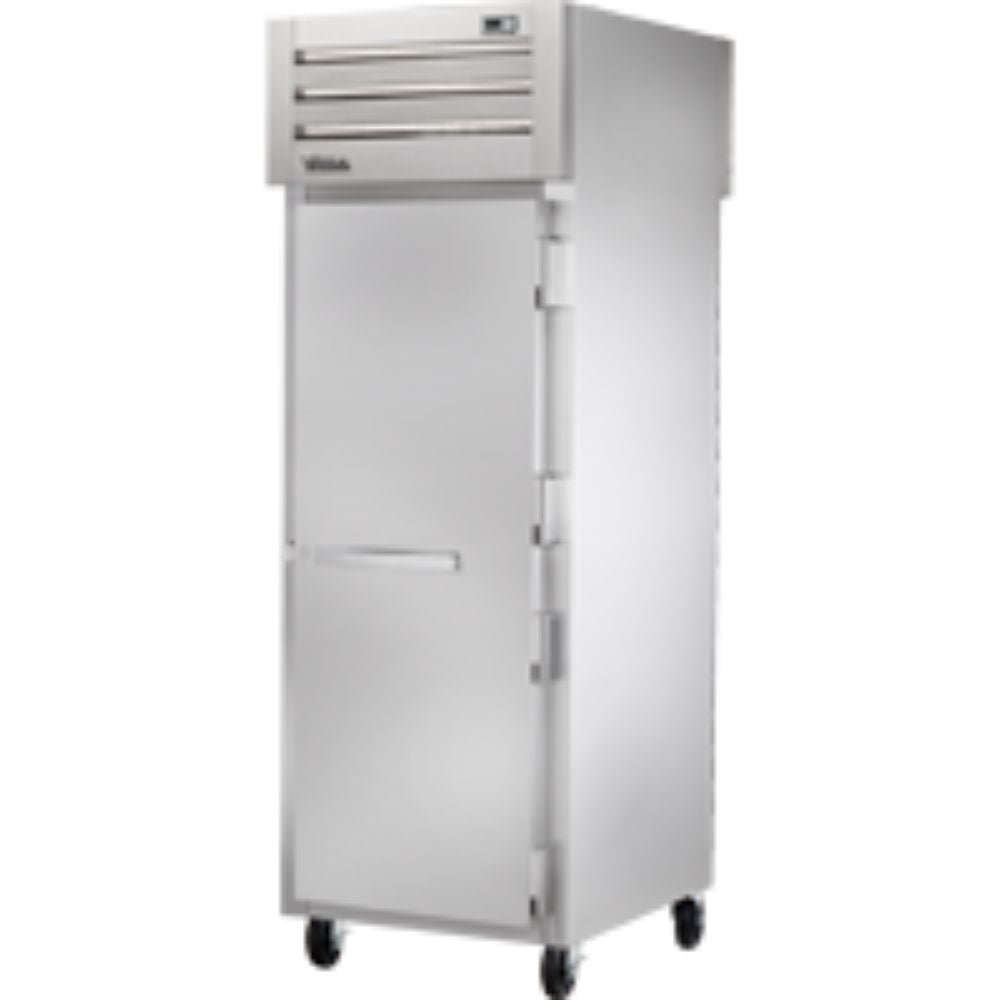 REFRIGERADOR TRUE STR1RPT-1S-1S-HC | Refrigerador Vertical | 1 Puerta Solida | Acero Inoxidable Aluminio | Restaurante Cocina Industrial Panadería Restaurante Lácteos Industrial Cocina Cremería Comercios Insumos Carnicería Hotel Panadería Refresquero Latas Bar Abarrotes 