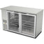 REFRIGERADOR ASBER ABBC-24-48-G HC / SG-HC | Refrigerador Contra Barra | 2 Puertas Cristal | Acero Inoxidable | Vinil y Acero | Horizontal | Tienda Conveniencia Bebidas | Restaurante Bar Refrigerar Conservar Bebidas Cerveza 