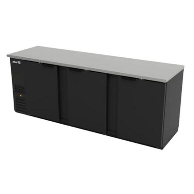 Refrigerador Asber ABBC-94 Hc / S-hc, refrigerador contra barra, en acero inoxidable.