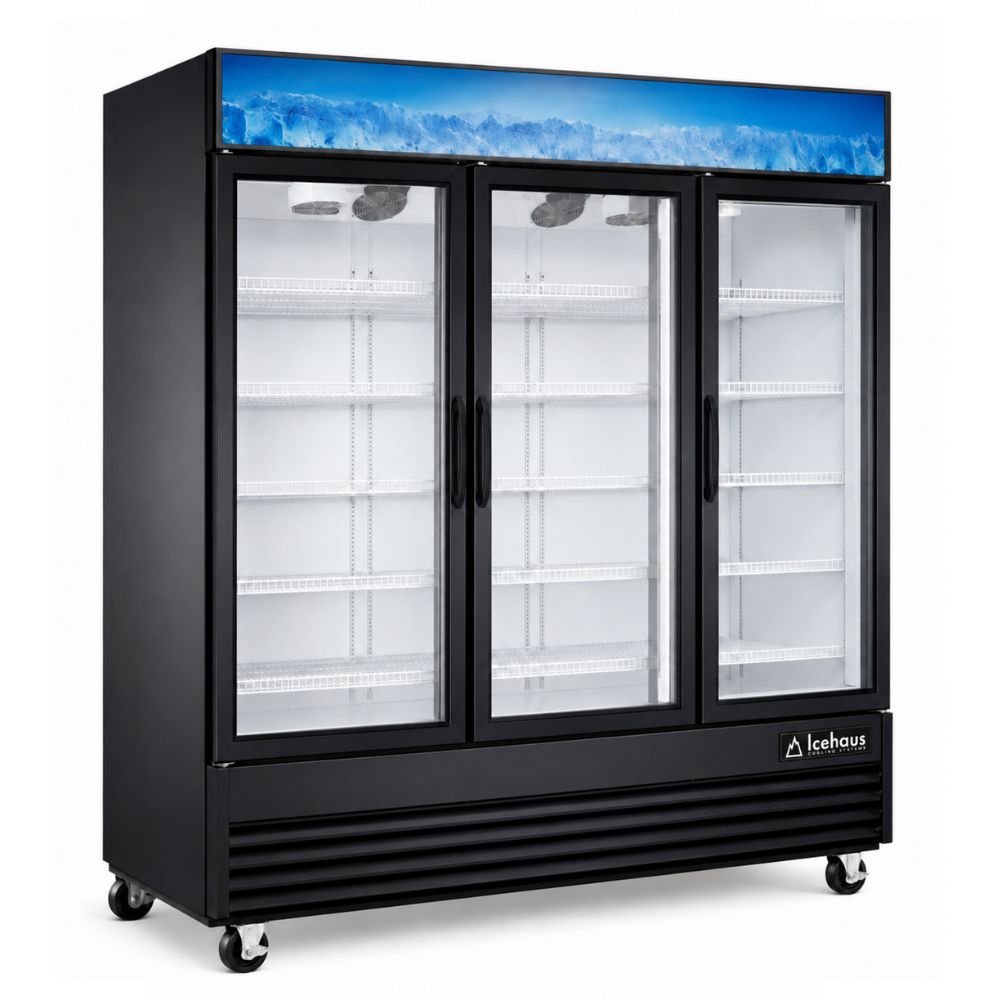 Refrigerador Icehaus RVC-3PC-1885, refrigerador vertical comercial.