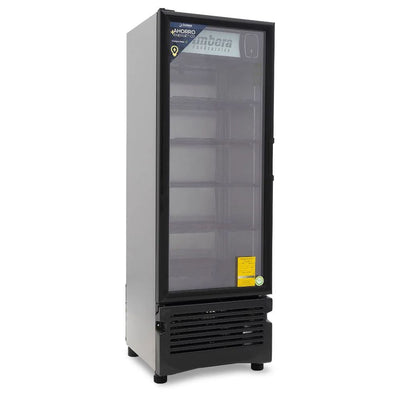 Refrigerador Imbera 1021744 VR12D, refrigerador vertical, en acero inoxidable.