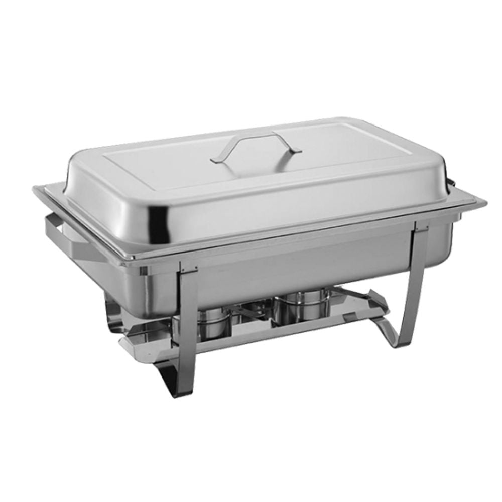 Rhino CHECRE-9 Chafer Rectangular 9 Litros Acero Inoxidable Chafer Baño María Balneum Mariae Cocina Industrial Comedor Banquetes Calentar Negocio. Ideal para chaffer, banquetes, restaurante, carnicería, eventos, cocina industrial, comedor industrial, fiesta, alimentos, etc. KitchenMax.Store. Envíos seguros a todo México. Cotiza hoy mismo.