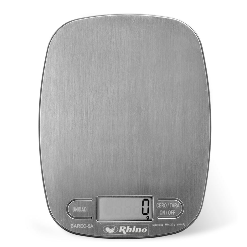 Rhino BAREC-5A Bascula Porcionadora 5 Kg -  - Rhino - KitchenMax StoreRhino BAREC-5A Bascula Porcionadora 5 Kg -  - Rhino - KitchenMax Store Rhino BAREC-5A Bascula Porcionadora 5 Kg Cocina Alimentos Frescos Restaurante Cafeteria Hotel Bistro Nutricion Comida Semillas Uso Domestico Comercial Hogar Envíos seguros a todo México. Cotiza hoy mismo.