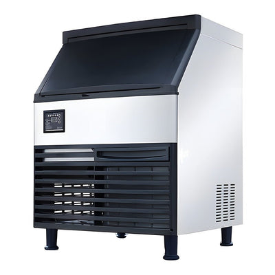 Fábrica de Hielo Migsa SK-210P, fábrica de hielo en cubo, en acero inoxidable.