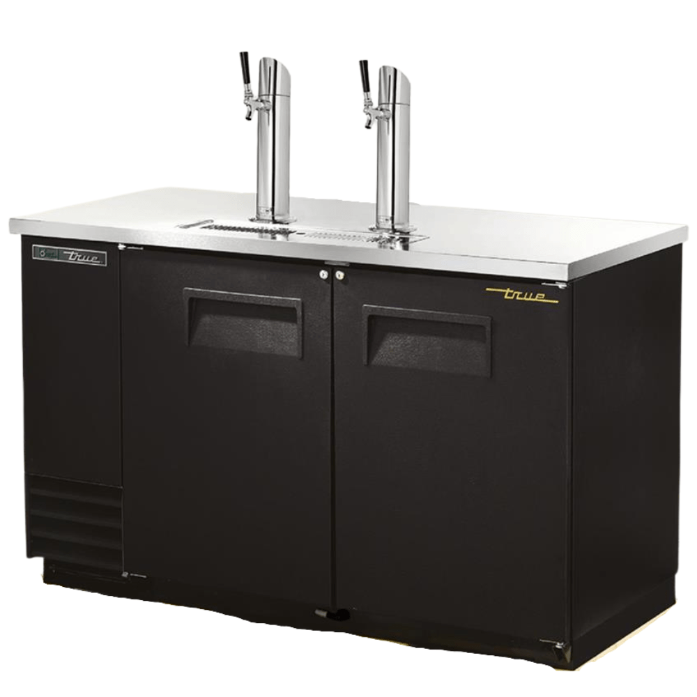 TRUE TDD-2-HC Enfriador Cerveza Con Dispensador 2 Puertas Solidas Negro -  - True - KitchenMax Store