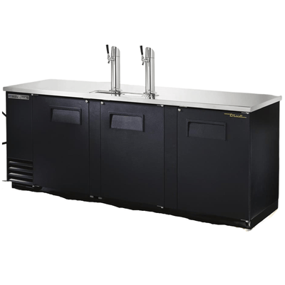 TRUE TDD-4-HC Enfriador Cerveza Con Dispensador 3 Puertas Solidas Negro -  - True - KitchenMax Store