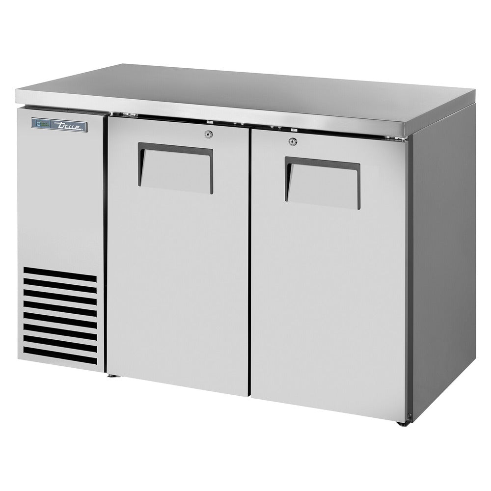 REFRIGERADOR BAJO BARRA TRUE TBB24-48-2S-Z1-SFT-S-1 | Refrigerador Bajo-Barra | 2 Puertas Sólidas | Acero Inoxidable | Restaurante Bar Cafetería