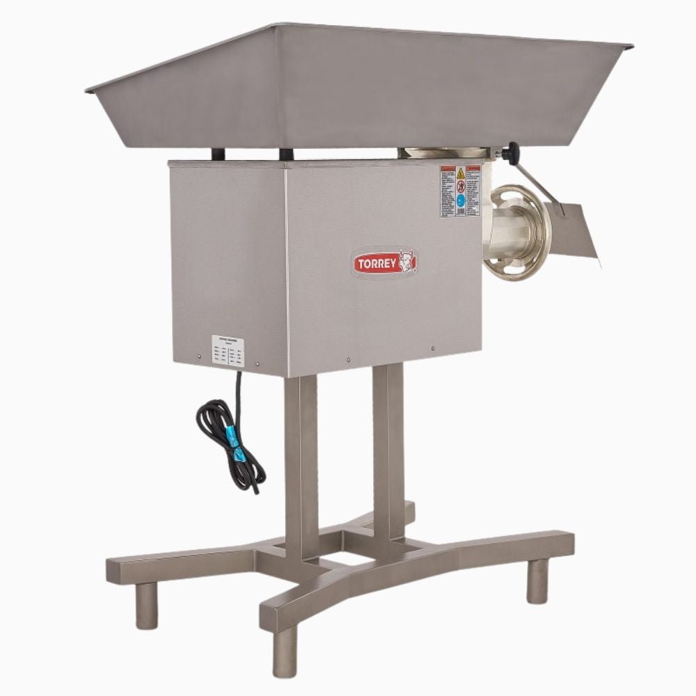 Torrey M-32-5Hp 0M325 Molino Transmision Engranes Motor 5 Hp Trifasico Acero Inoxidable - Molinos de Carne - Torrey - KitchenMax Store