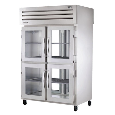 True STA2RPT-4HG-2G-HC Frigorifico Vertical 4 Medias Puertas Cristal 3 Parrillas -  - True - KitchenMax Store