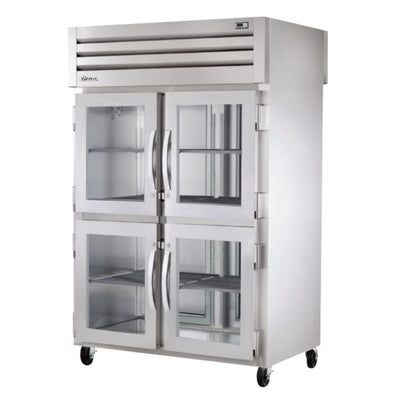 True STA2RPT-4HG-2S-HC Frigorifico Vertical 4 Medias Puertas 3 Parrillas -  - True - KitchenMax Store