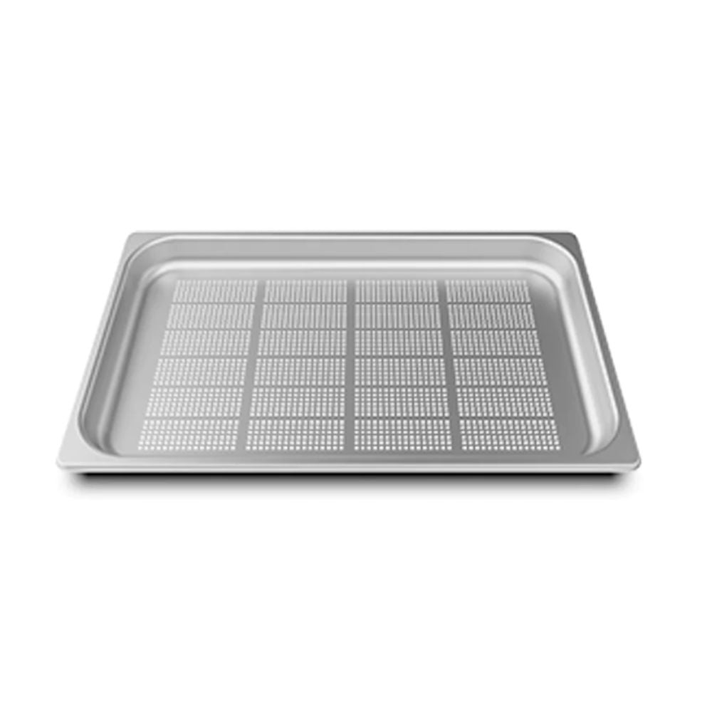 Unox FORO.STEEL40 Bandeja Acero Inoxidable Perforada para GN 1/1 Horno Microondas Restaurante Panadería Pan Cocina Comedores Industriales Charolas Alimentos.  KitchenMax.Store. Envíos seguros a todo México. Cotiza hoy mismo. 