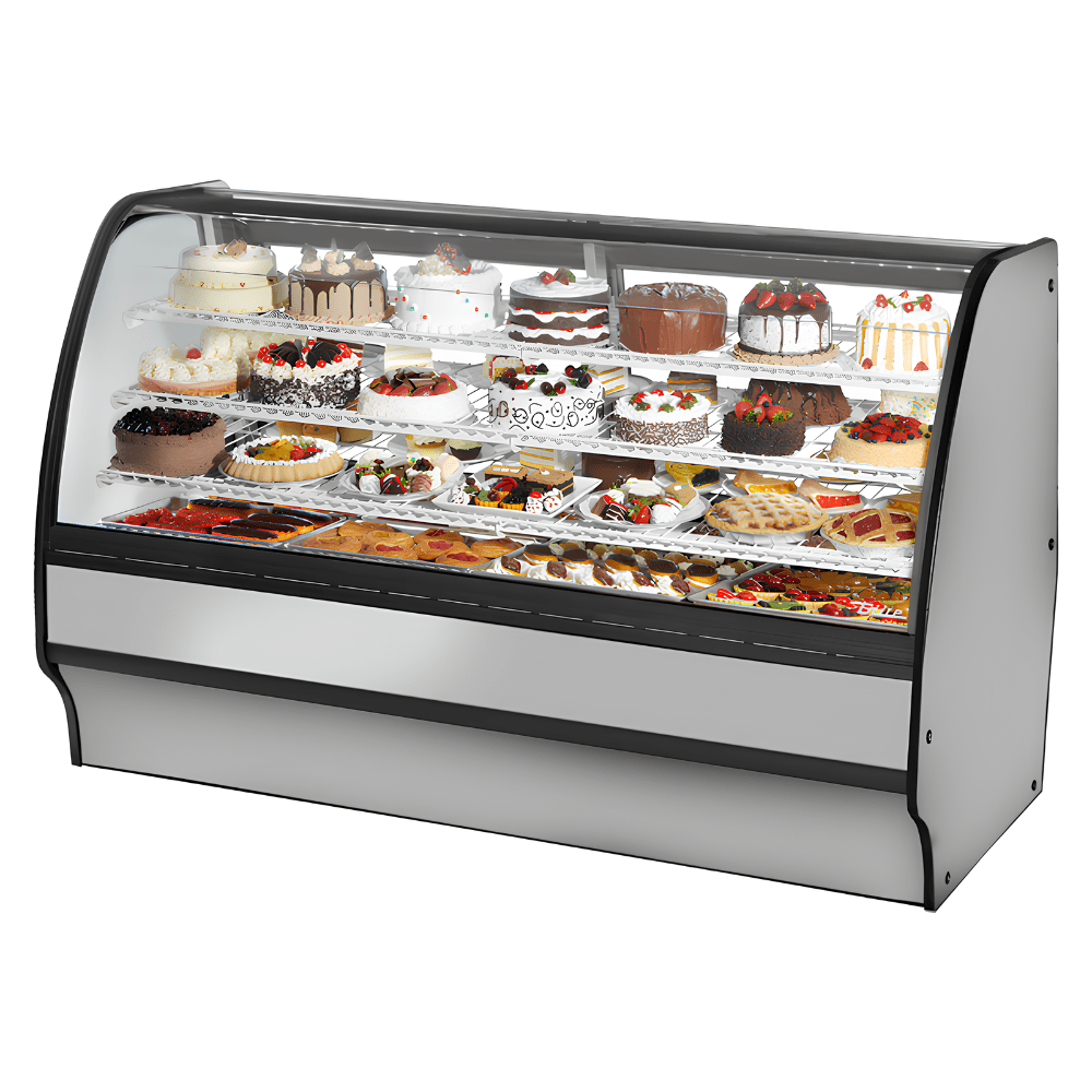 Vitrina Exhibidora True TGM-R-77-SC/SC-S-W, vitrina exhibidora refrigerada, en acero inoxidable.