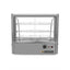 Vitrina Rhino VICAMO-160L, vitrina caliente sobre mostrador, en acero inoxidable.