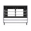VITRINA TORREY 1029045 TEM150B LS | Vitrina Exhibidora Refrigerada Cristal Curvo | 150 cm | Blanco | para Tienda de Abarrotes Carnicería Comercial