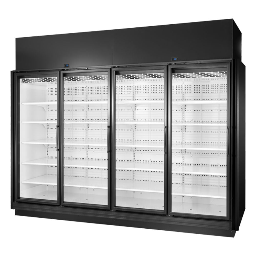 Vitrina True TRM4M-YN-BLK-WHT-1BLKLLLL-4, vitrina comercial.