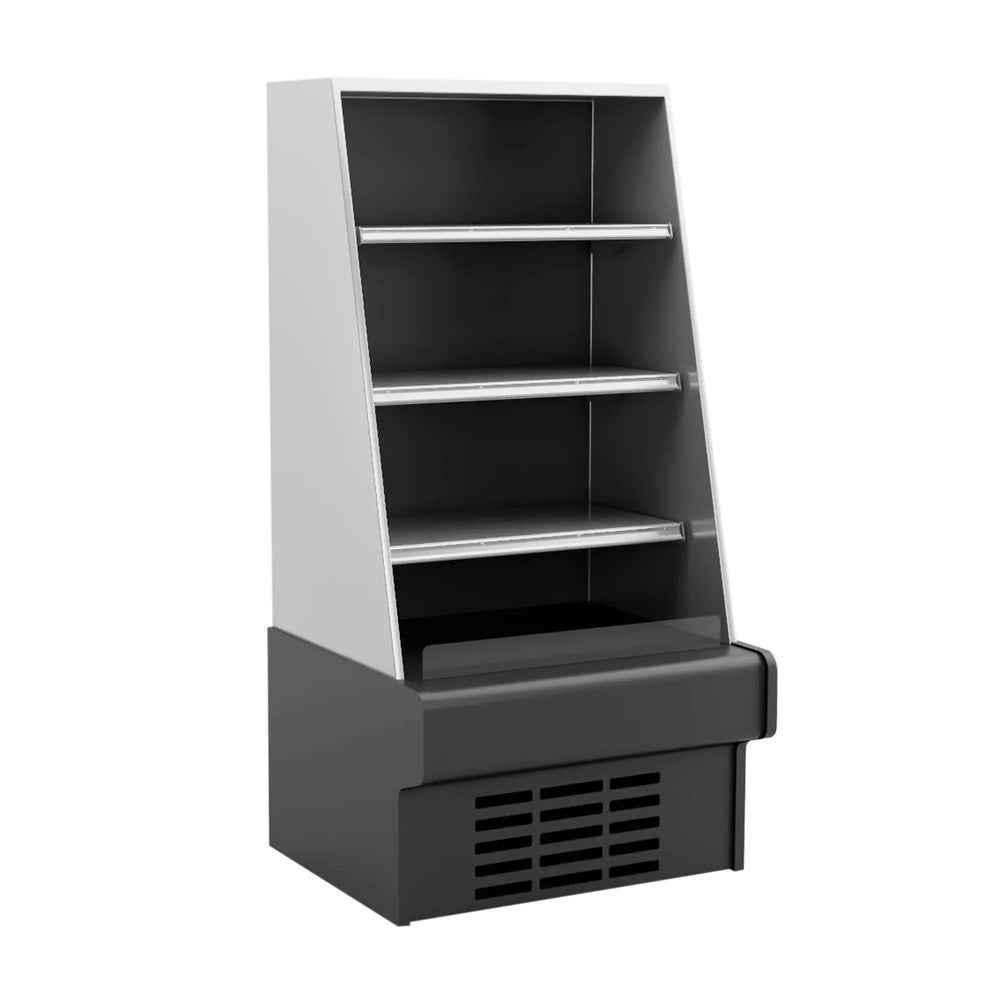 Vitrina Criotec CSV4, vitrina semivertical abierta de cortina de aire de 4 pies.