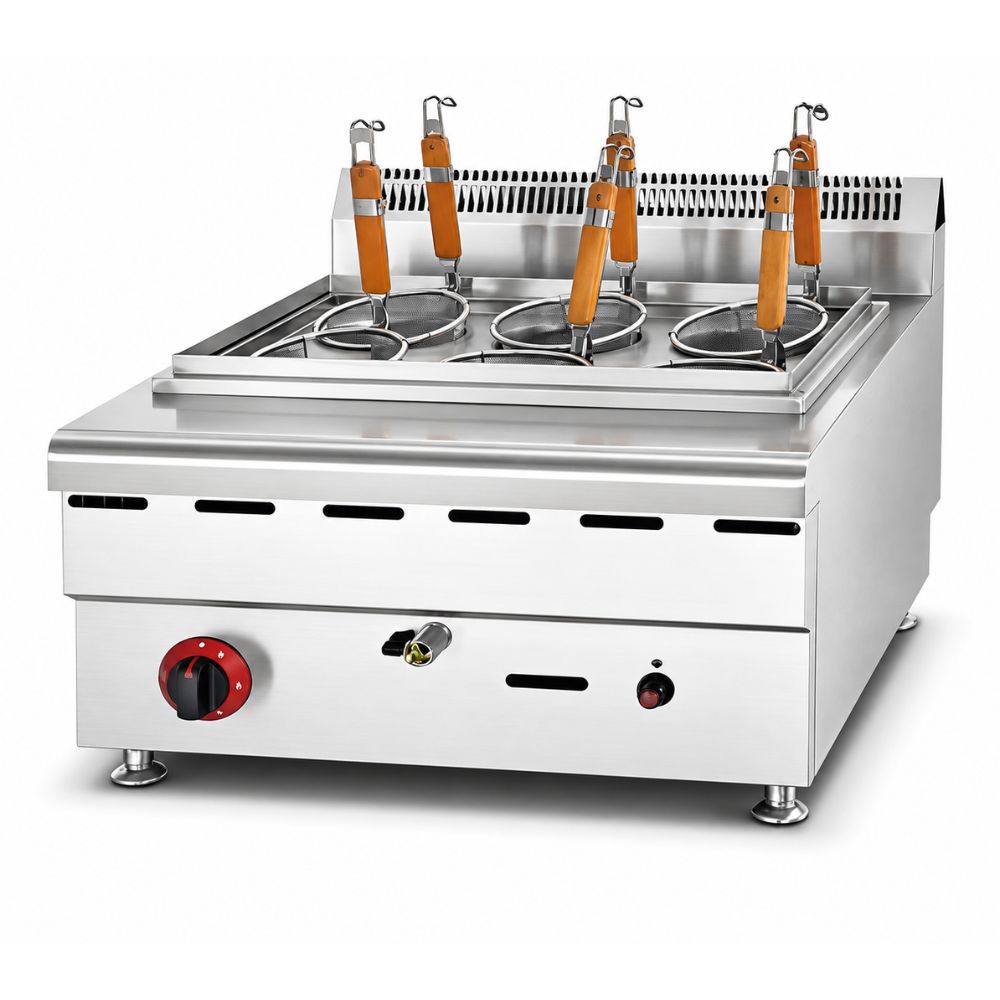 Cocedor Migsa HGL-610, gas, en acero inoxidable.