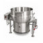 Marmita Madipsa M80GV de volteo a gas, 80 litros, acero inoxidable 304, para cocina industrial, restaurantes, comedores y hospitales