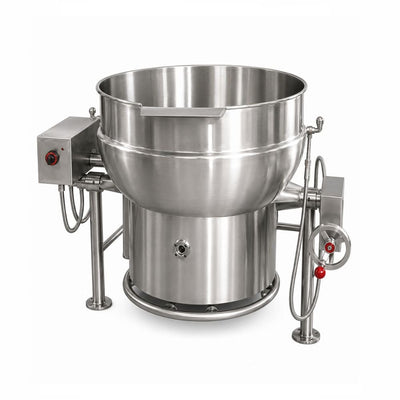 Marmita Madipsa M250GV de volteo a gas, 250 litros, acero inoxidable 304, para cocina industrial, restaurantes, comedores y hospitales